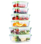 ALPINA-NK Dóza na potraviny skleněná svíčkem sada 12 ks ED-226767