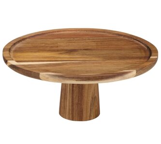 ALPINA-NK Servírovací podnos na dort akátové dřevo 30 cm ED-250079