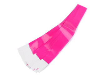 Festivalový identifikační náramek na ruku voděodolný - 100 ks - 2 pink