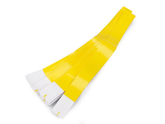 Festivalový identifikační náramek na ruku voděodolný - 100 ks - 1 žlutá