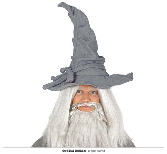 šedý kouzelnický klobouk Gandalf