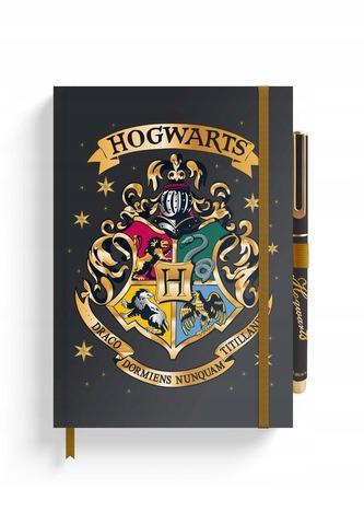 Grupo Erik Deník s propiskou, černý Hogwarts, Harry Potter