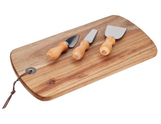 EXCELLENT Servírovací prkénko na sýr s noži sada 4 ks KO-101001910