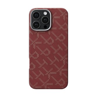 Pitaka Tactile Woven Case, PTK Green/Gold - iPhone 16 Pro Max