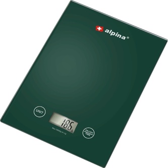 ALPINA-NK Kuchyňská váha digitální 5kg smaragdová ED-256979