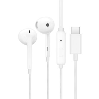 OnePlus Half In-Ear Drátová sluchátka USB-C White