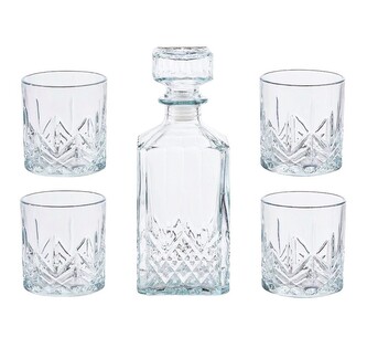 EDCO Sklenice na whisky sada 4 ks s karafou ED-200728