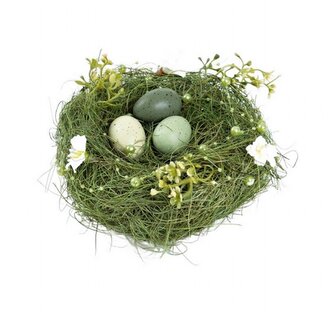 Velikonoční dekorace | EASTER JOY | hnízdo | 17x17x8,5 cm | 725586