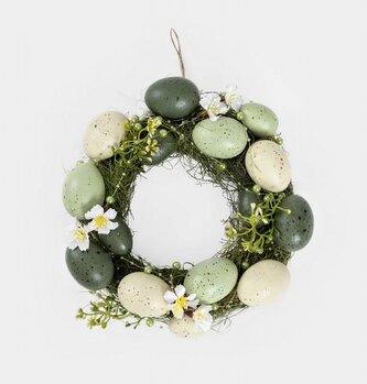 Velikonoční dekorace | EASTER JOY | s vajíčky | 23x23x8 cm | 725593