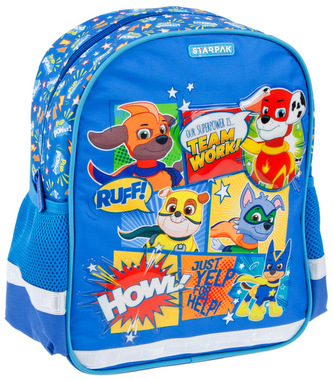Plecak szkolno-wycieczkowy Psi Patrol, niebieski ,Starpak