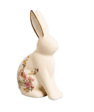 Velikonoční figurka | MEADOW | králík v květech | 9,2x5x16 cm | 726309