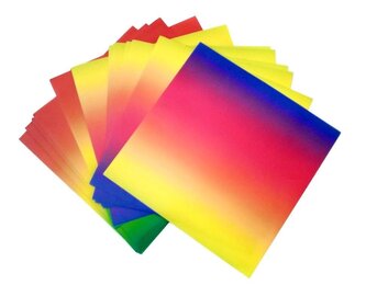 Origami tęczowe 100g 20x20cm 50 ark