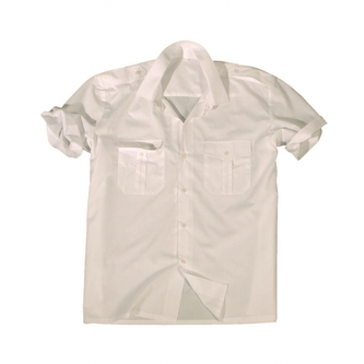Košile Servis s krátkým rukávem - bílá, 3XL