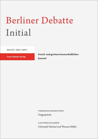 Berliner Debatte Initial 35 (2024) 2