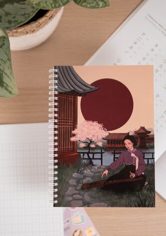 Zeszyt w kratkę/kropki - japoński. Japonka