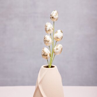 Velikonoční dekorace | POLIA | se zlatými vajíčky | 30 cm | 725579