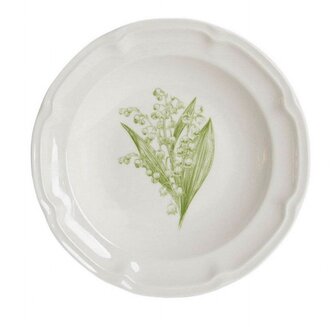 Talíř | CONWALLIE | hluboký s květinou | 22 cm | 731648