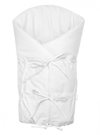 Klasická retro zavinovačka NATURE šněrovací s výplní - světle šedá