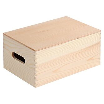 Úložný box s výklopným víkem 29 x 19 x 13,5 cm KESPER 69401