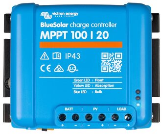 Victron BlueSolar 100/20 MPPT regulátor, 12/24/48V