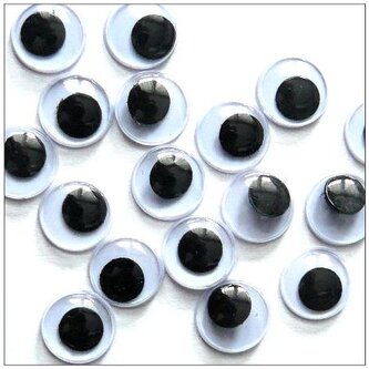 Oczy okrągłe 10mm 100szt, D-A-S