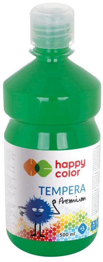 Farba tempera Premium 1000ml zielona nr 5, Happy Color