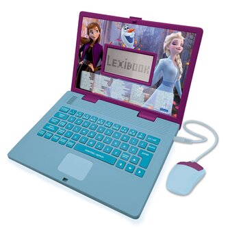 Laptop edukacyjny polsko angielski. Kraina Lodu 124 aktywności. Lexibook