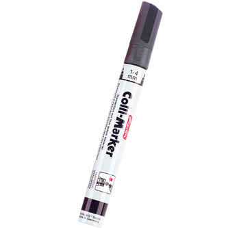 Marker permanentny czar. okr.-końc. Colli 1-4 mm, 9786658, Herlitz