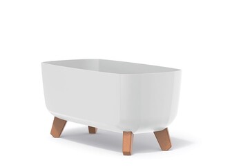 Květináč GRACIE X bílý, varianta 39 cm