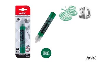 Farba strukturalna 3D ciemny zielony 30ml