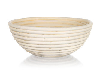 BANQUET Ošatka kulatá na kynutí chleba NATURAL 21 x 21 x 7,5 cm, kytka