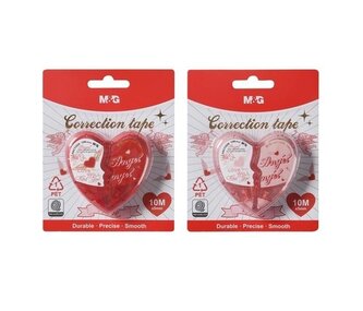 Korektor w taśmie Love 10mx5mm 2szt mix M&G;