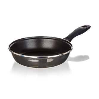 BANQUET Pánev smaltovaná METALLIC Black 24 cm, s nepřilnavým povrchem