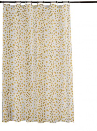 DuraHome Závěs koupelnový 180x200cm PEVA, vzorovaný_HW1194, GOLD