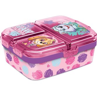 Box svačinový dělený PATROLA Girl 17,5 x 13 cm