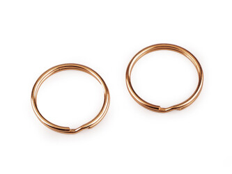 Kroužek na klíče Ø25 mm - 100 ks - 5 růžové zlato