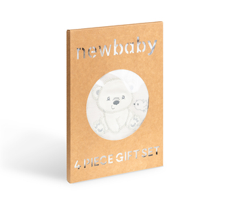 Kojenecká soupravička do porodnice - Sweet Bear béžová - 62 (3-6m)