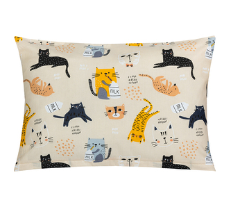 Povláček bavlna - Kočičky - 40x60cm na zip ( pouze povlak )