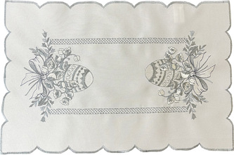 Velikonoční dekorační ozdobný ubrousek SPRING II. 30x45 cm výšivka Mybesthome