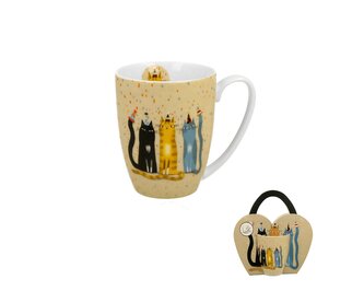 Kubek classic w "koszyczku" Koci Świat PARTY