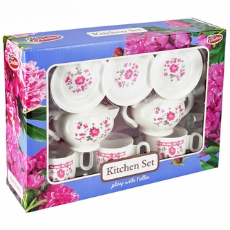 Kuchyňský set s květinkami