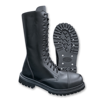 Boty Brandit Phantom Boots 14-dírkové - černé, 8