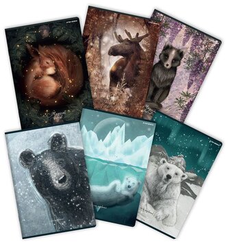 Zeszyt A4 60k 70g kratka Forest/Ice, Top-2000