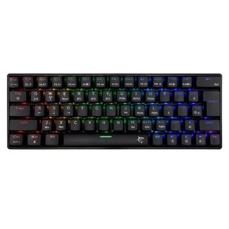 White Shark bezdrátová herní mechanická klávesnice KAIKEN, CZ/SK, červený switch, černá (GK-3111)