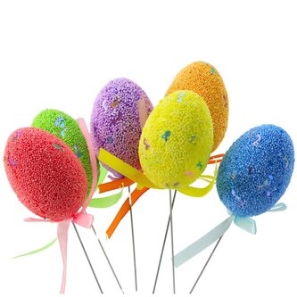 Jajka wielkanocne na druciku Nutki (6szt)