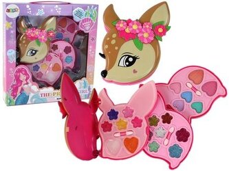 Zestaw do makijażu Jelonek kolorowe cienie brokaty