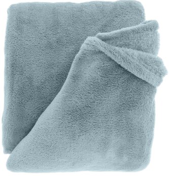 Jemný přehoz Justin světle modrý