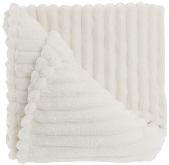 Dekorativní deka Lex v holubí bílé