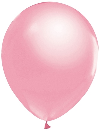 Balony Beauty&Charm, metaliki jasno różowe 12", 10 szt., Godan
