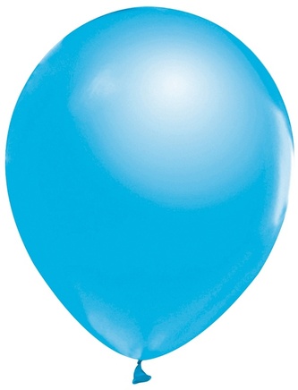 Balony Beauty&Charm, metaliki jasnoniebieskie 12" op. 10 szt., GoDan